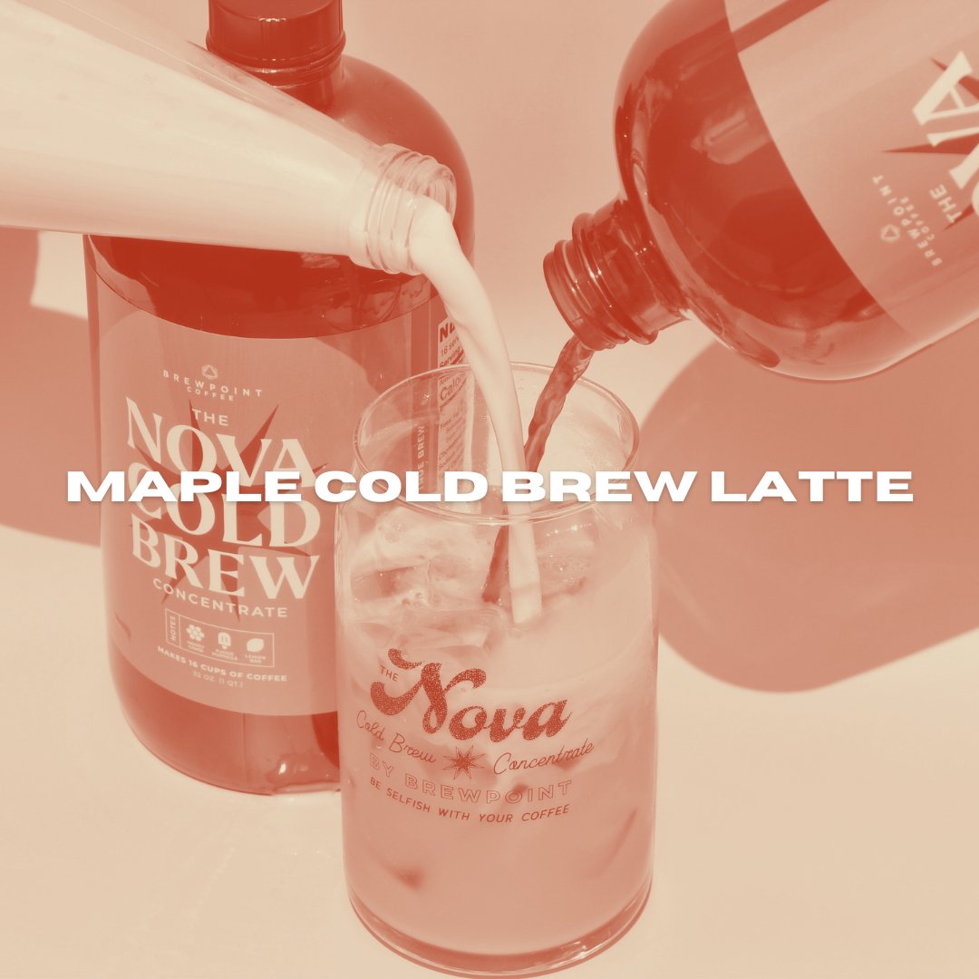 Maple Cold Brew Latte - Brewpoint Coffee