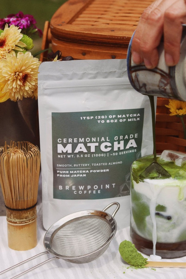 Matcha Coffee Powder Ceremonial Grade Matcha - Brewpoint Coffee