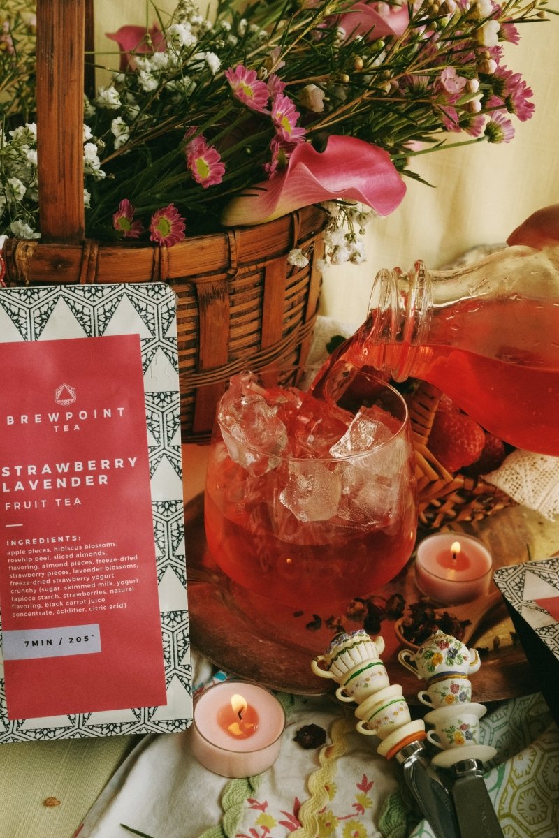 Strawberry Lavender Tea - Brewpoint Coffee